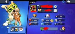 Conta brawl stars 3 lendários, kenji mangá, Nita Dustin, e a