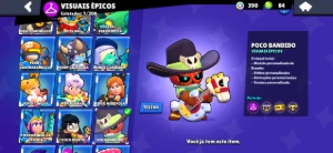Conta brawl stars 3 lendários, kenji mangá, Nita Dustin, e a