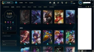 Conta LoL nível 258, 169 skins, Plat 4 - League of Legends