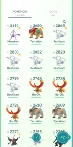 Conta level 28 básica - Pokémon