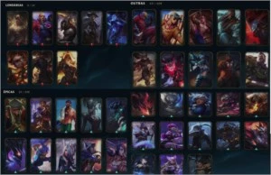 Conta League of Legends Mestre (Solo/Duo) com 100+ Skins LOL