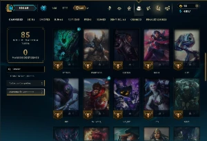 Ouro 4 com 40 Champs e 16 Skins - League of Legends LOL