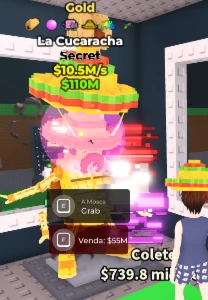 Roube um BrainRot 1M/s  Secrets e Mais - Roblox