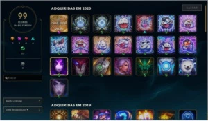 Conta de lol lvl 184 - League of Legends