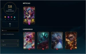 Conta de lol lvl 184 - League of Legends