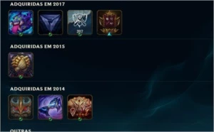 Conta de lol lvl 184 - League of Legends
