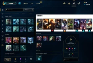 CONTA PLATINA III 81% WINRATE UPADA A MÃO COM SKINS BOAS - League of Legends LOL
