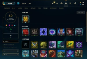 Conta ouro 4 com 28 Champs e 14 Skins - League of Legends LOL