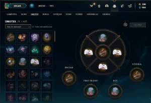 Conta ouro 4 com 28 Champs e 14 Skins - League of Legends LOL