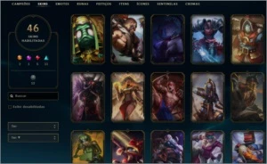 Conta League of Legends | LvL 266 | 46 Skins LOL
