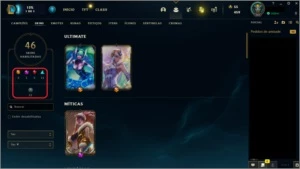 Conta League of Legends | LvL 266 | 46 Skins LOL