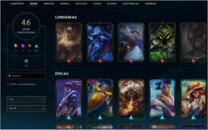 Conta League of Legends | LvL 266 | 46 Skins LOL