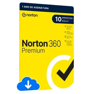 Norton 360 Premium 75GB para 10 Dispositivos - Softwares e Licenças