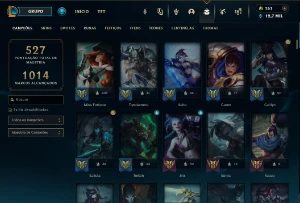 Conta Lol Com Todos Champ 290 Skins - League of Legends