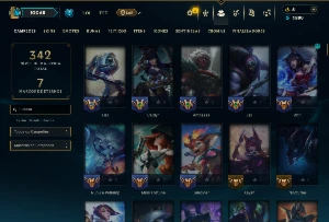 Platina 1 com 150 Champs e 54 Skins - League of Legends LOL