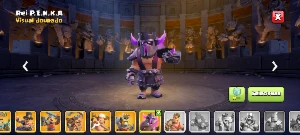 Cv17 Lenda - 95% Full - Heróis Full - 10 Equipamentos Épicos - Clash of Clans