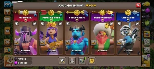 Cv17 Lenda - 95% Full - Heróis Full - 10 Equipamentos Épicos - Clash of Clans