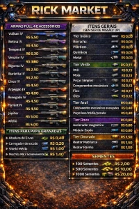 Itens Gerais Arc Raiders!!!! Muito barato