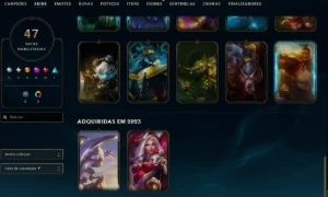 [Entrega Automática] Lol Ouro, 47 Skins, Mmr Top, Upada àmão - League of Legends