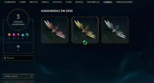[Entrega Automática] Lol Ouro, 47 Skins, Mmr Top, Upada àmão - League of Legends