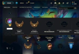 Conta ouro 1 com 38 Champs e 28 Skins - League of Legends LOL