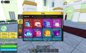 (CARNAVAL) Conta Blox Fruits Completa – Todas V4 + Dark - Roblox