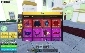 (CARNAVAL) Conta Blox Fruits Completa – Todas V4 + Dark - Roblox