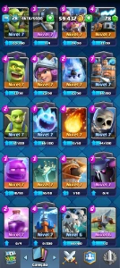 Conta Clash 5K815 Arena 16 Por 25 Reais - Clash Royale