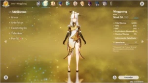 Conta genshin com Qiqi + 8 personagens +4 - Genshin Impact