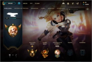 Conta LOL Ouro IV - League of Legends