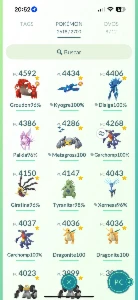 Conta Pokemon Go Com 99 Shundos, Nível 48, Muito Forte