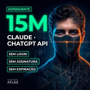 Chave De Api Claude + Gpt — 15M Tokens Sem Mensalidade - Inteligência Artificial
