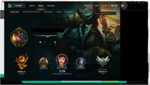 Conta league of legends prata v LOL