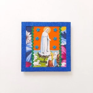 Quadrinho Retrô N. S. de Fátima - Artesanato e Personalizados