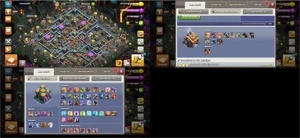 Clash of clans  cv14  semi full R$600