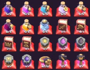 Centro De Vila 11 Full Com Skin Rainha Mágica - Clash of Clans