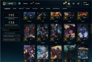 Conta prata 1 com 51 Champs e 41 Skins ( 2 Ultimates ) - League of Legends LOL