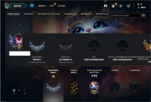 Conta prata 1 com 51 Champs e 41 Skins ( 2 Ultimates ) - League of Legends LOL