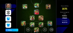 Conta efootball 3171 força, Messi 108 Blitz culler, trio MSN - eFootball PES