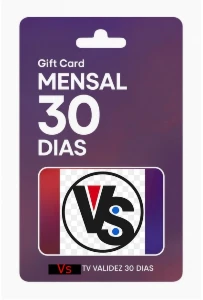 Recarga Vs – 30 Dias tv online experiência premium