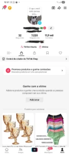 Conta Tiktok Com 7 Mil Seguidores Com Tiktok Shop Ativado ✅️ - Redes Sociais