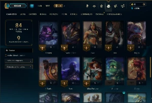 Unranked com 45 Champs e 10 Skins - League of Legends LOL