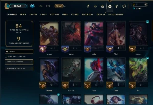 Unranked com 45 Champs e 10 Skins - League of Legends LOL