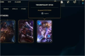 Conta Mestre S11 180 Skins Ryze Triunfante ótimo winrate - League of Legends LOL
