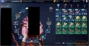 CONTA MIR4 BLOCO NA3 - LV 71  - 83K PODER