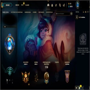 Conta lol s9 plat 4/ atualmente ouro 4 - League of Legends