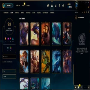 Conta lol s9 plat 4/ atualmente ouro 4 - League of Legends