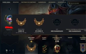 CONTA GOLD 3 MMR BOOSTADO - League of Legends LOL