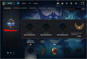 Conta Gold I season 2021 - League of Legends LOL