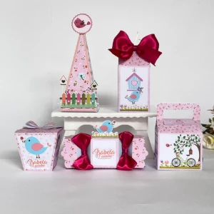 Kit Festa 20 Lembrancinhas Jardim Encantado Personalizadas
